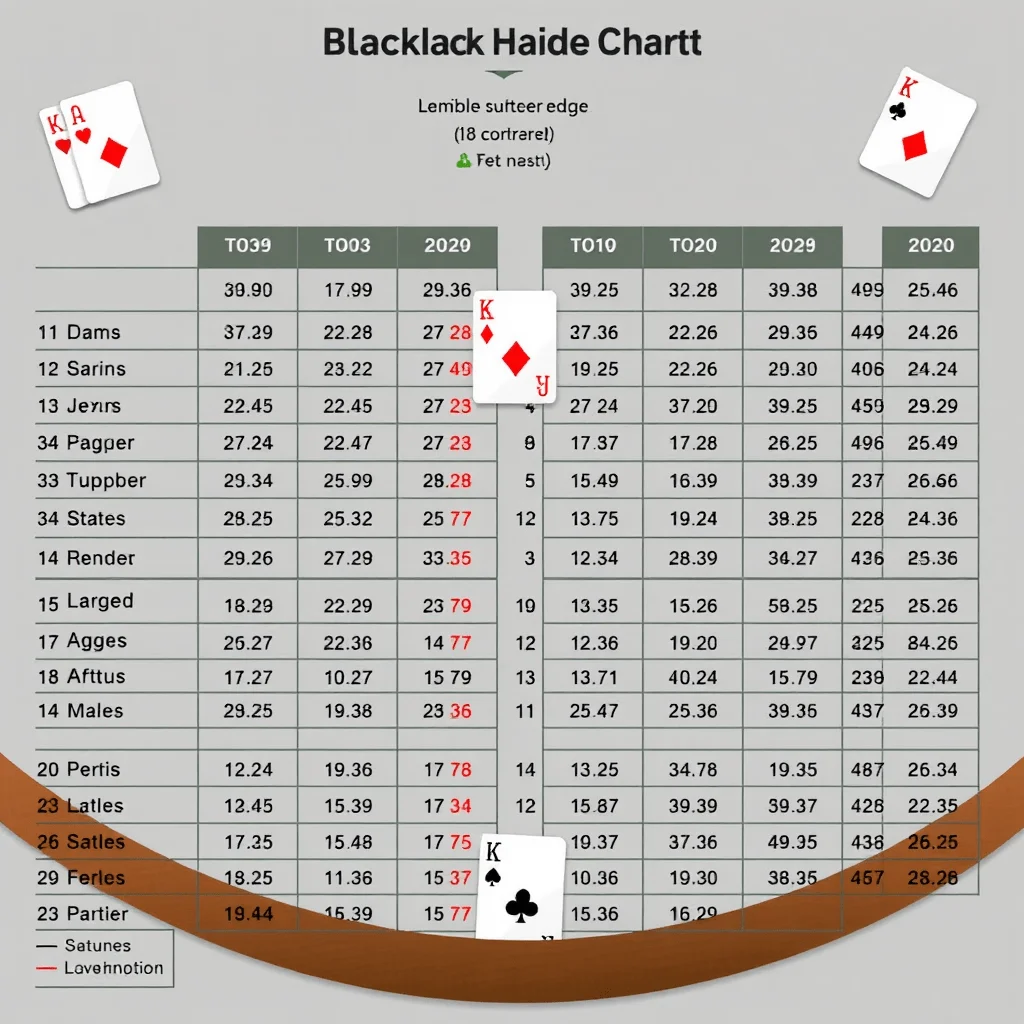 blackjack chart